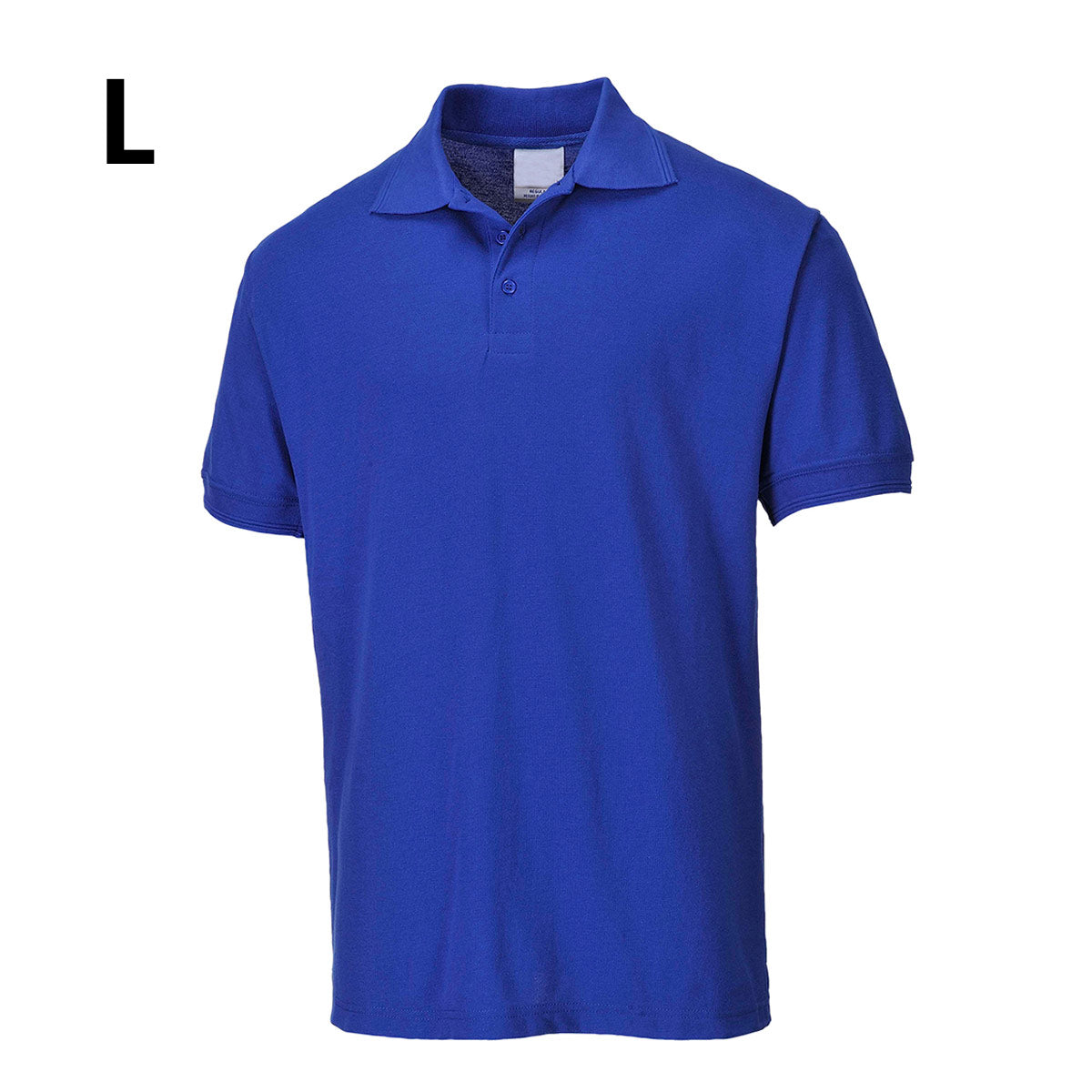 Poloshirt til mænd - kongeblå - Størrelse: L