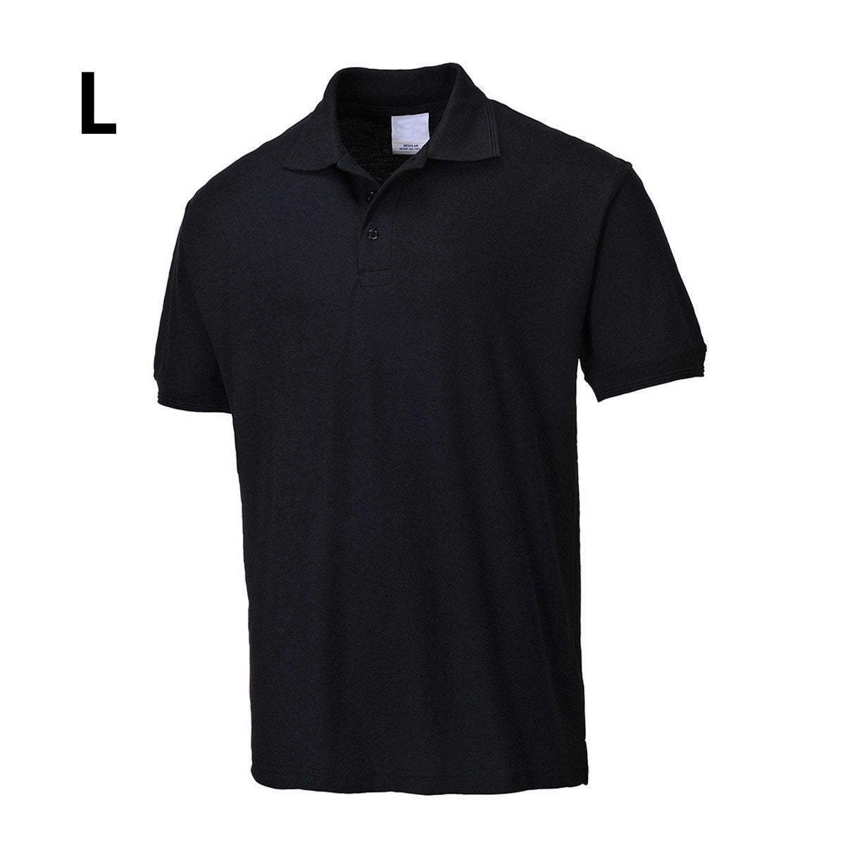 (5 stk.) Polo shirt til mænd - sort - størrelse: L