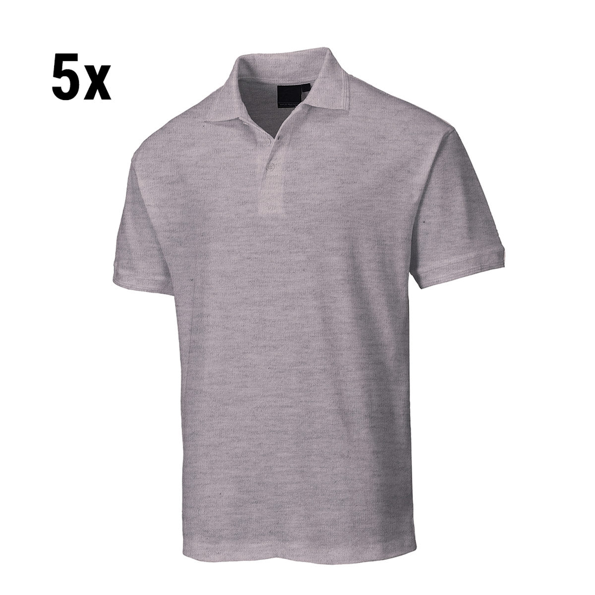 (5 stk.) Polo shirt til mænd - Grå - Størrelse: XS