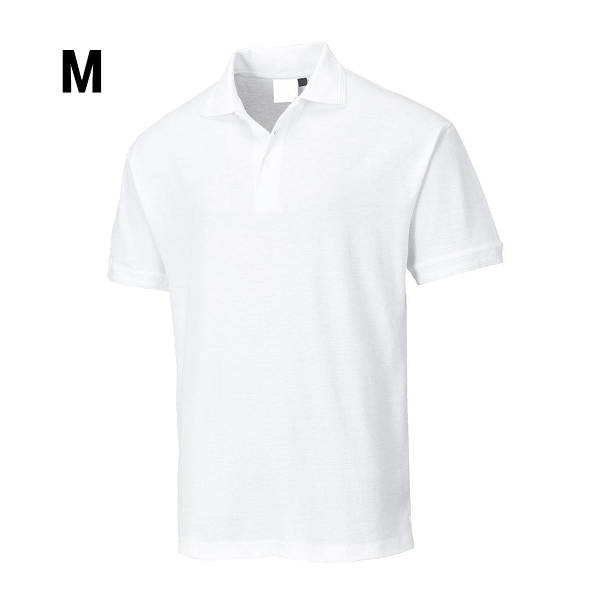 Poloshirt til mænd - Hvid - Størrelse: M
