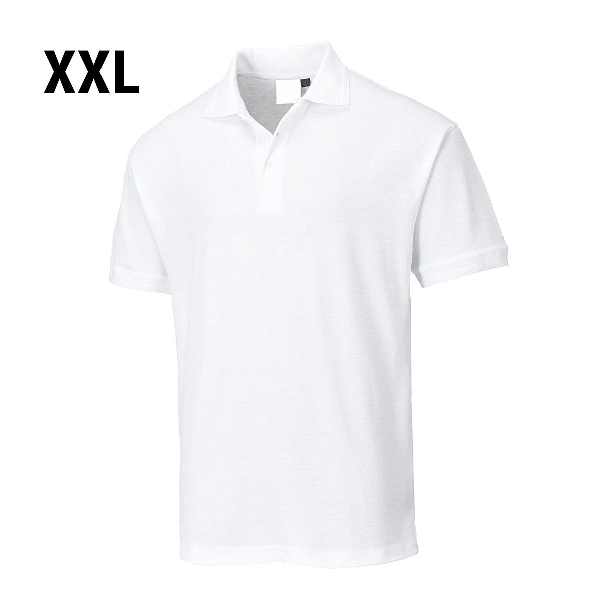 Polo shirt til mænd - Hvid - Størrelse: XXL