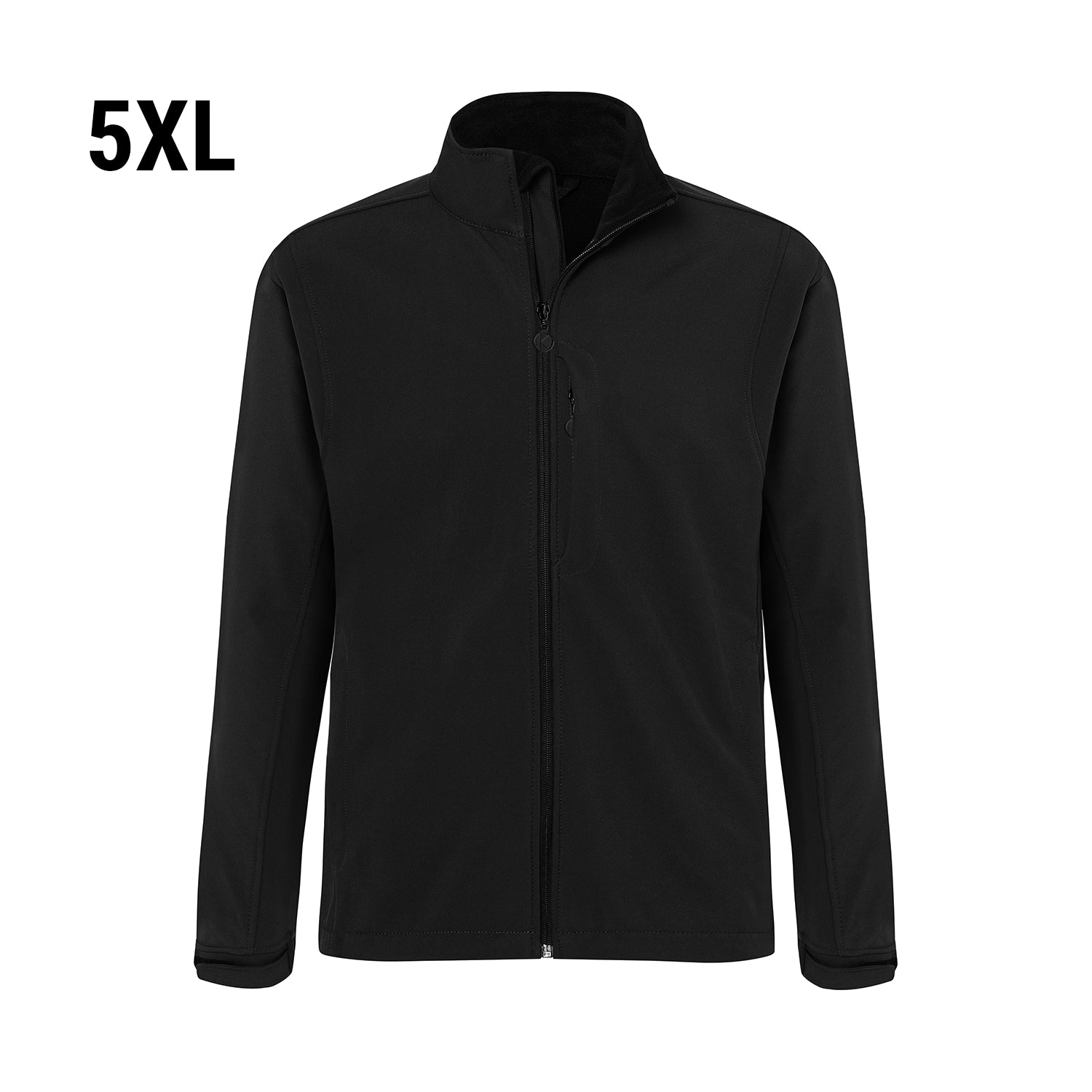 KARLOWSKY | Klassisk softshell-jakke til mænd - Sort - Størrelse: 5XL