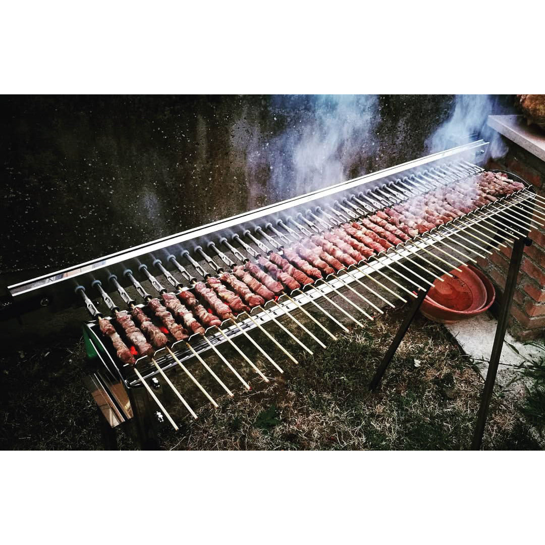 Kulspidsgrill / shish kebab-grill - automatisk