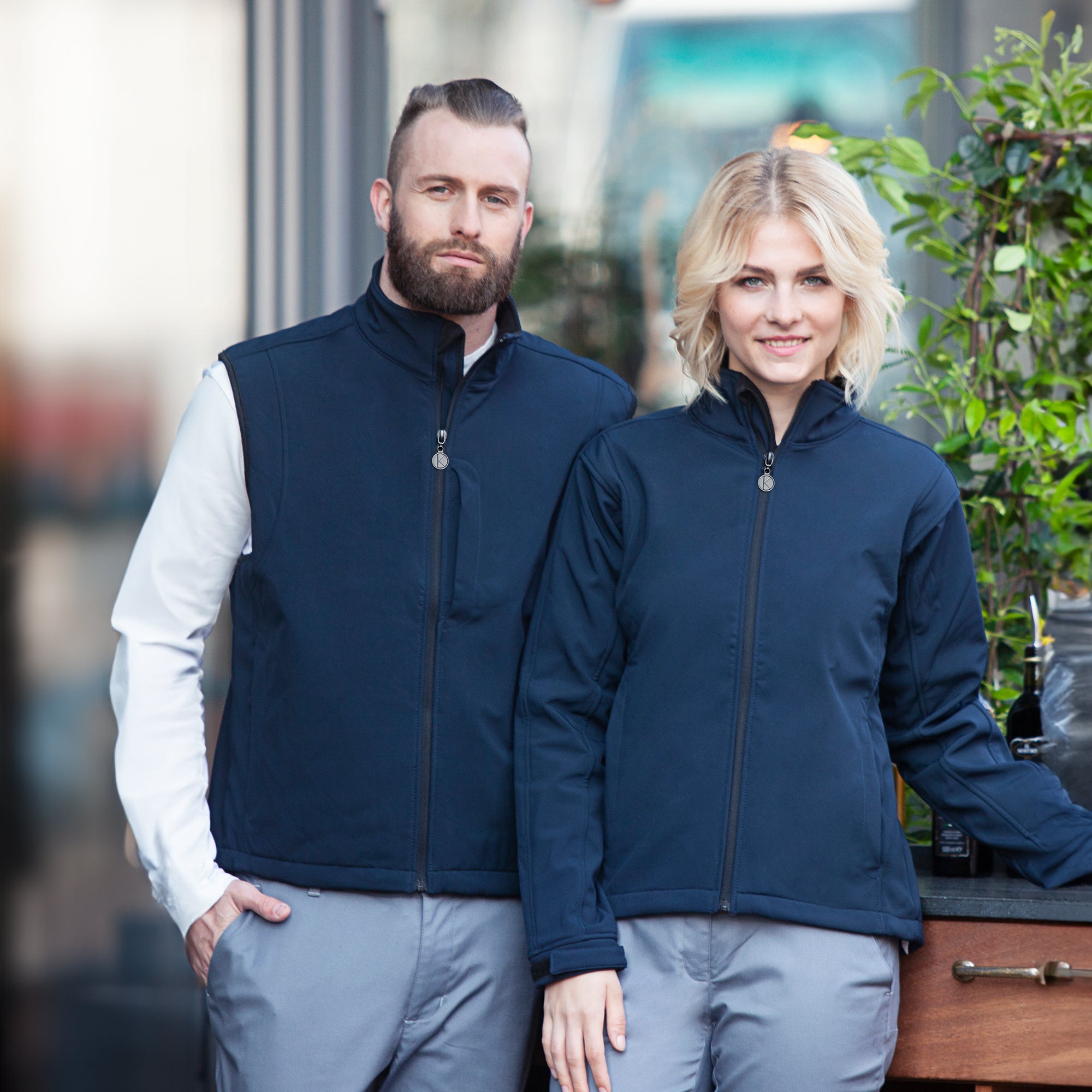 KARLOWSKY | Softshellvest Classic til mænd - Navy - Størrelse: XL