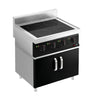 Induktionskomfur - Mario 700 - 800x700x1.007 mm - 14,0 kW - 4 kogezoner - fritstående - med underskab med 2 døre