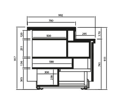 Blændplade 1,87 x 0,81 m