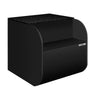 Kassebord - 1100 mm - sort front - sort granit