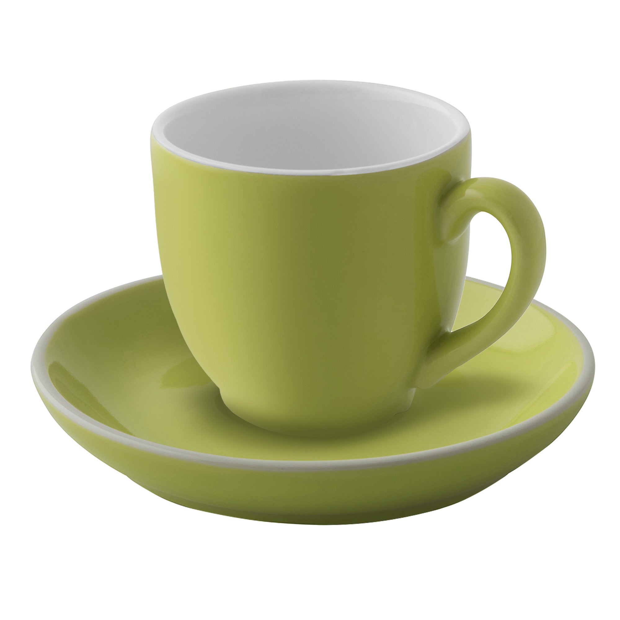 (6 stk.) COLORS - Kaffeunderkop - Ø 120mm - Lime