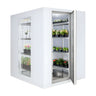 Kølerum - 1,8 x 1,2 m - højde: 2,01 m - 4,06 m³ - med 3 glassider
