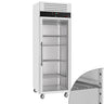 Køleskabe Rustfri Stål ECO - GN 2/1 - 700 Liter - med 1 glasdør