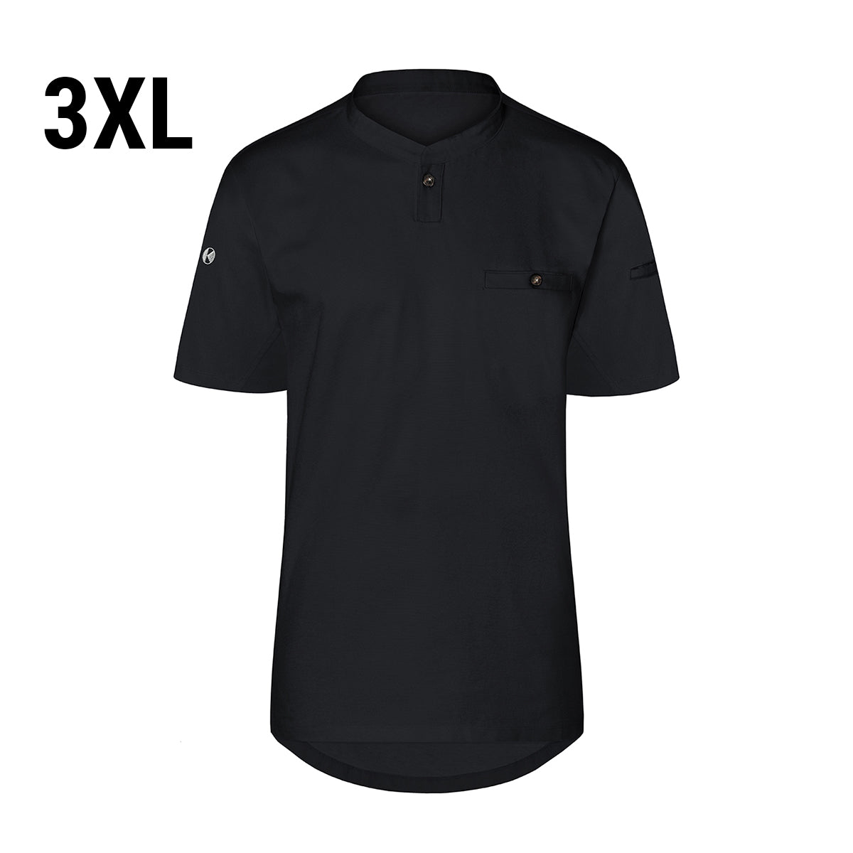 (6 stk) Karlowsky - Kortærmet arbejdsskjorte til herrer Performance - Sort - Størrelse: 3XL