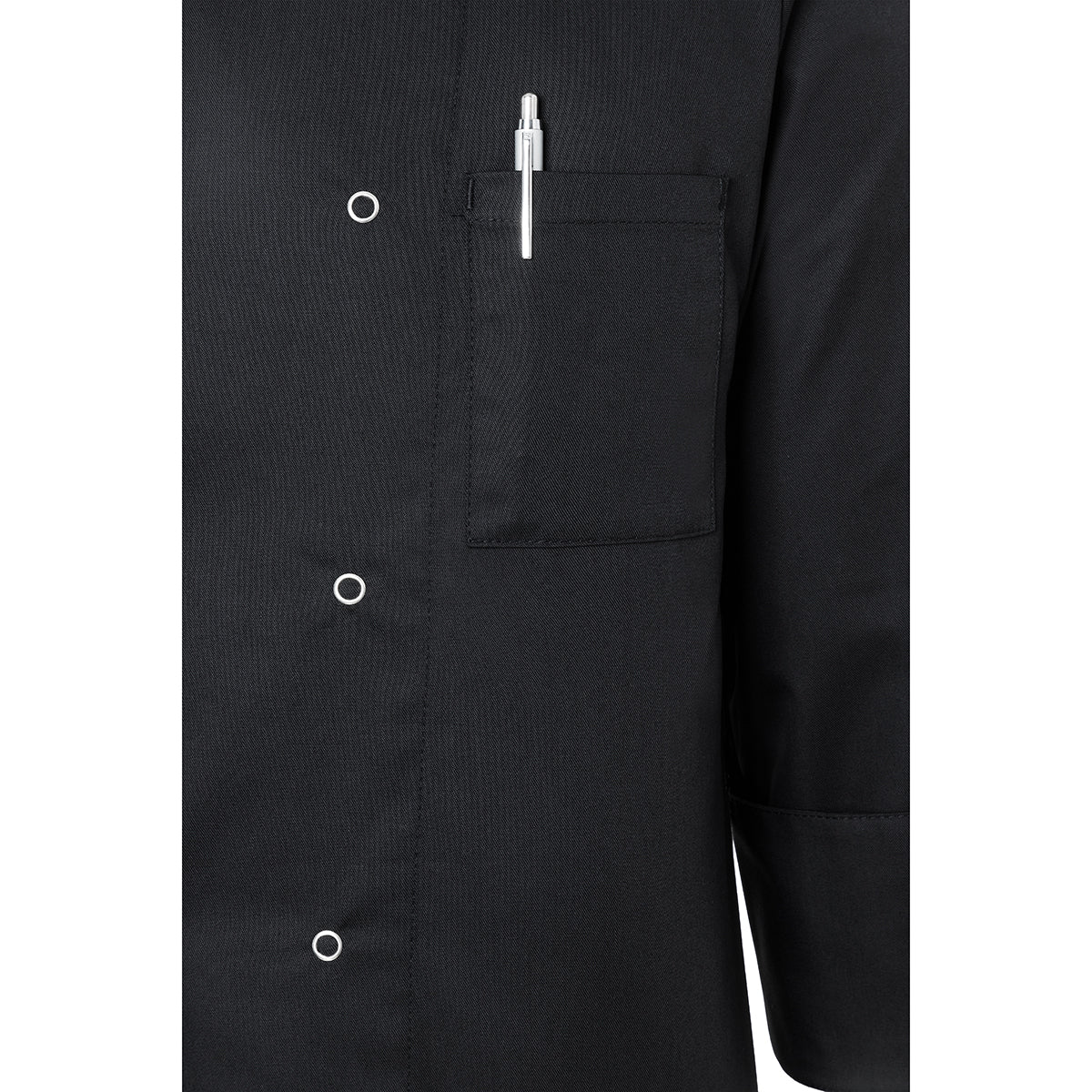 Karlowsky Chef's Jacket Basic - Sort - Størrelse: L