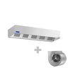Kasse emfang 2,8 m - med motor, styreenhed, filter og lampe