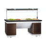 Kølebuffet - 2,0 x 1,0 m - 5x GN 1/1