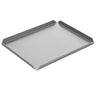 (5 stk.) Konfekture/ & præsentationsplade af aluminium - 300 x 200 x 10 mm - aluminium