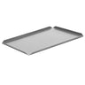 (5 stk.) Konfekture/ & præsentationsplade af aluminium - 600 x 150 x 10 mm - aluminium