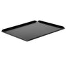 (5 stk.) Slik- og præsentationsplade i aluminium - 600 x 400 x 10 mm - Sort