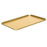 (5 stk.) Konfekt- og præsentationsplade i aluminium - 600 x 150 x 10 mm - champagne