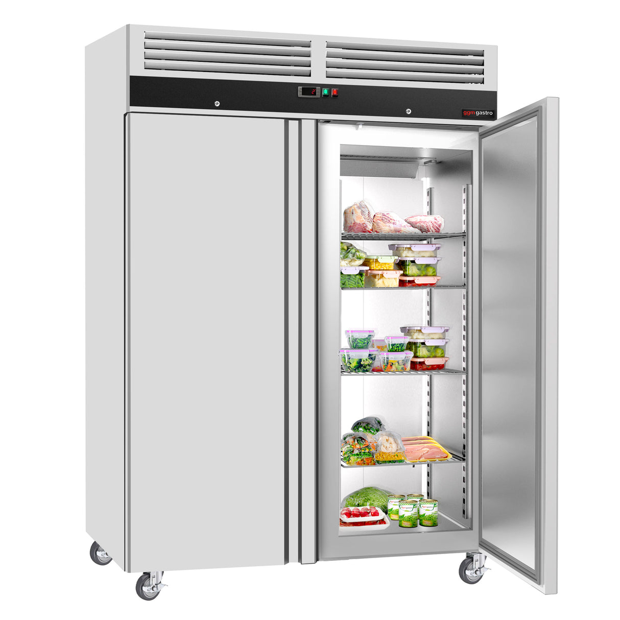 Køleskab ECO - 1,48 x 0,73 m - med 2 døre