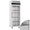 Køleskabe Rustfri Stål ECO - 600 Liter - med 1 glasdør