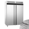 Køleskab Rustfri Stål PREMIUM - 1,4 x 0,81 m - 1400 Liter - med 2 døre