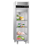 Køleskab 0,6 x 0,6 m - 400 liter - med 1 dør