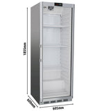Køleskab - 400 liter - med 1 glaslåge