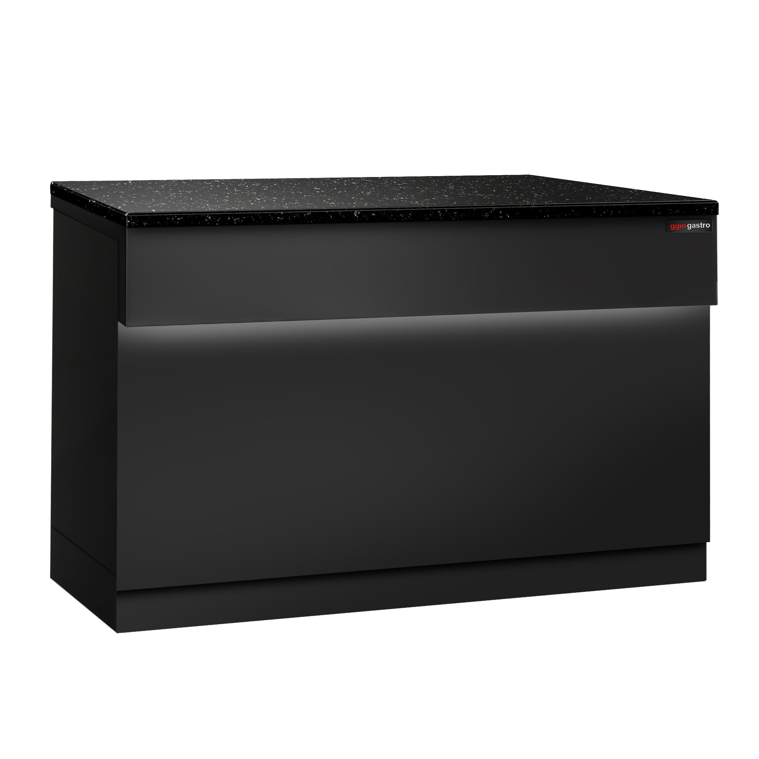 TORONTO kassebord - 1150mm - sort front - sort granitbordplade
