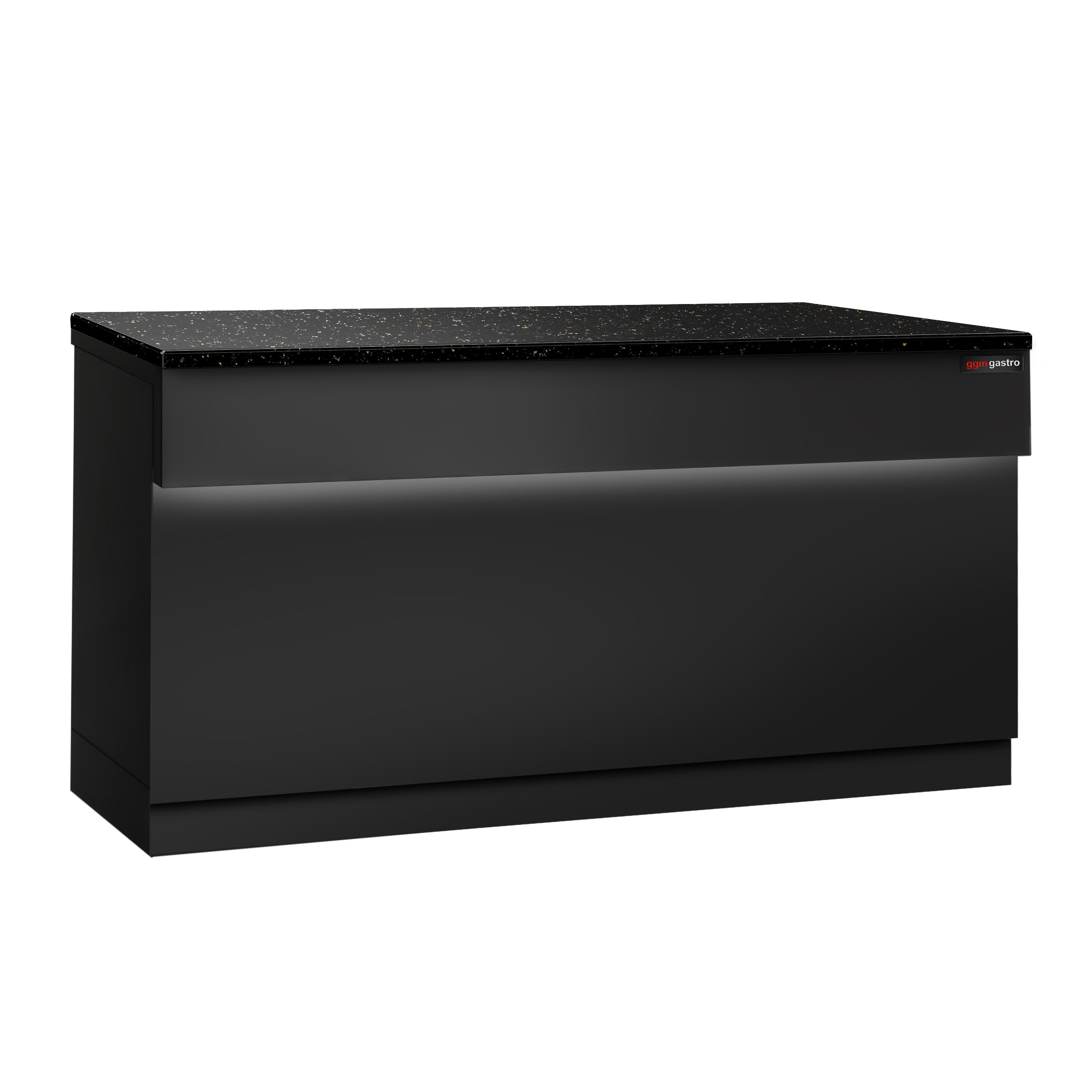 TORONTO kassebord - 1800mm - sort front - sort granitbordplade