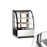 Kagedisk 0,9 m - 3 hylder - frontglas rundt (LED)