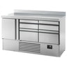 Kølebord PREMIUM PLUS - 1460x700 mm - ventileret køl - med 1 døre - med 4 skuffer - Bagkant