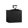 Kassebord MADRID - 1000mm - Sort marmorbordplade - Sort mat