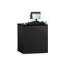 Kassebord MADRID - 800mm - Sort marmorbordplade - Sort mat