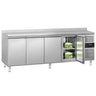 ECO køledisk - 2230x700mm - med 4 døre & med stander