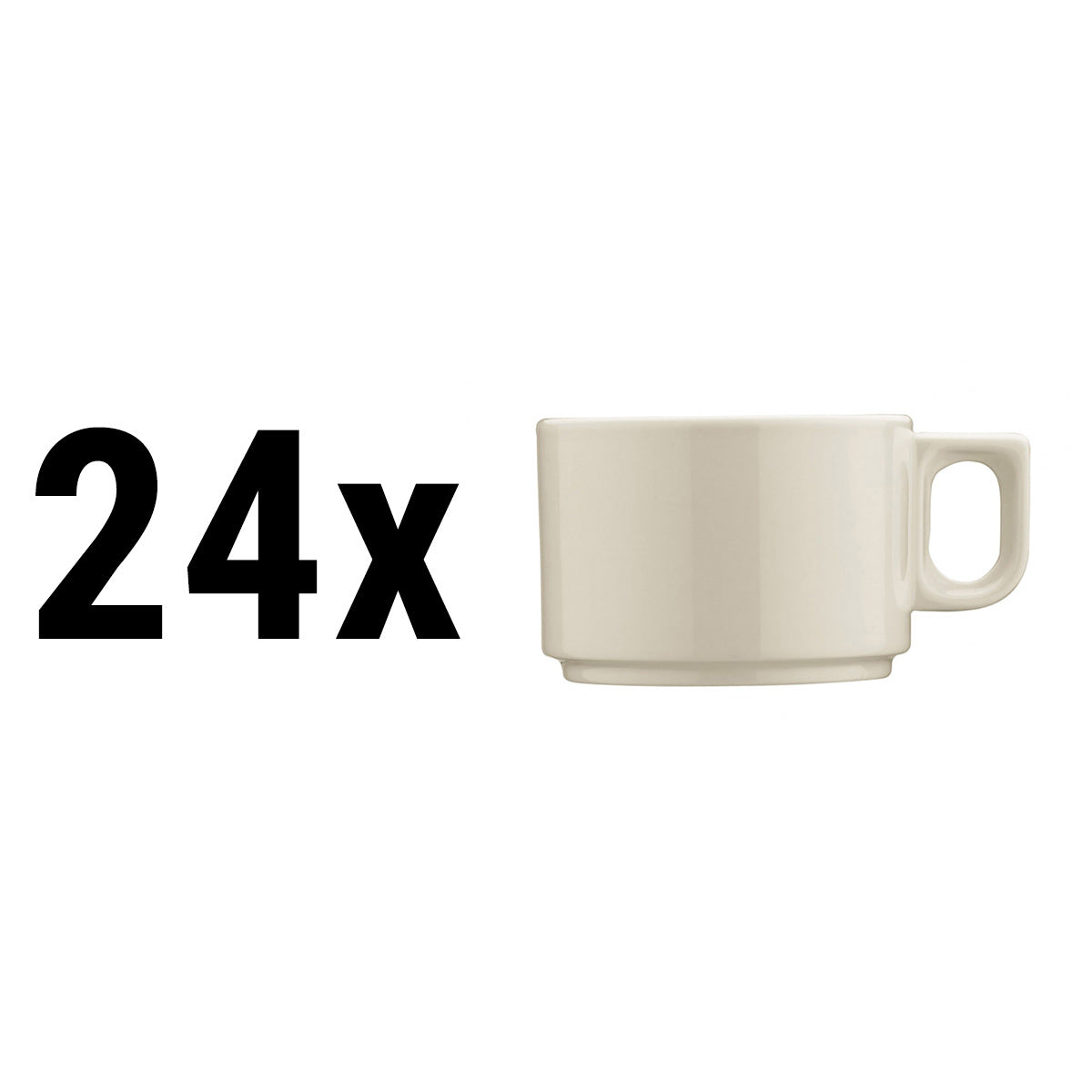 (24 stk.) PERA Creme - Kaffe / te kop - 70 cc