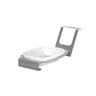 (3 stk.) Skeholder - oval - krom
