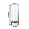 (12 stk.) Longdrinkglas - CHICAGO - 288 ml - Transparent