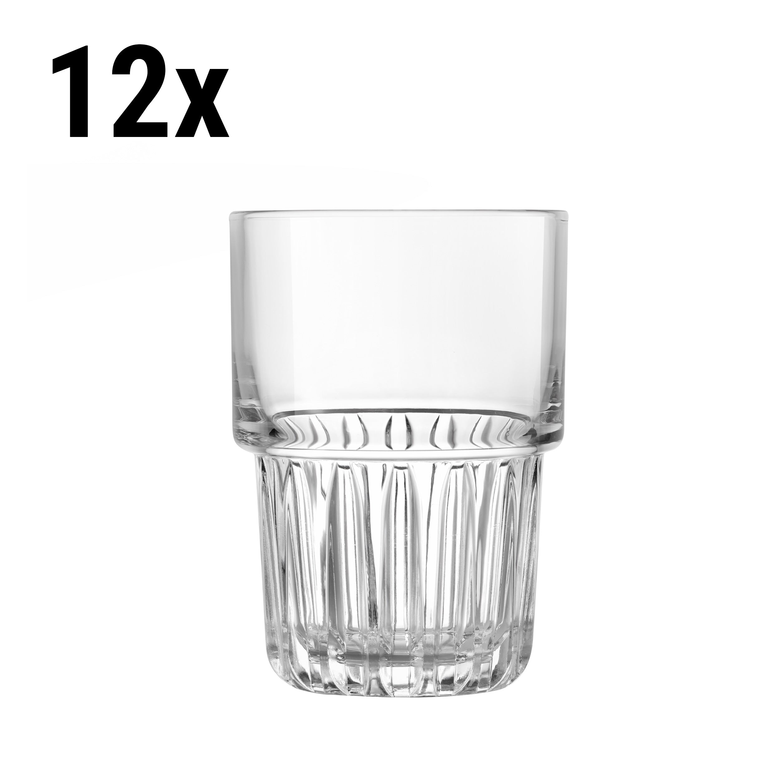 (12 stk.) Longdrink Glass - TOKIO - 266 ml - Transparent