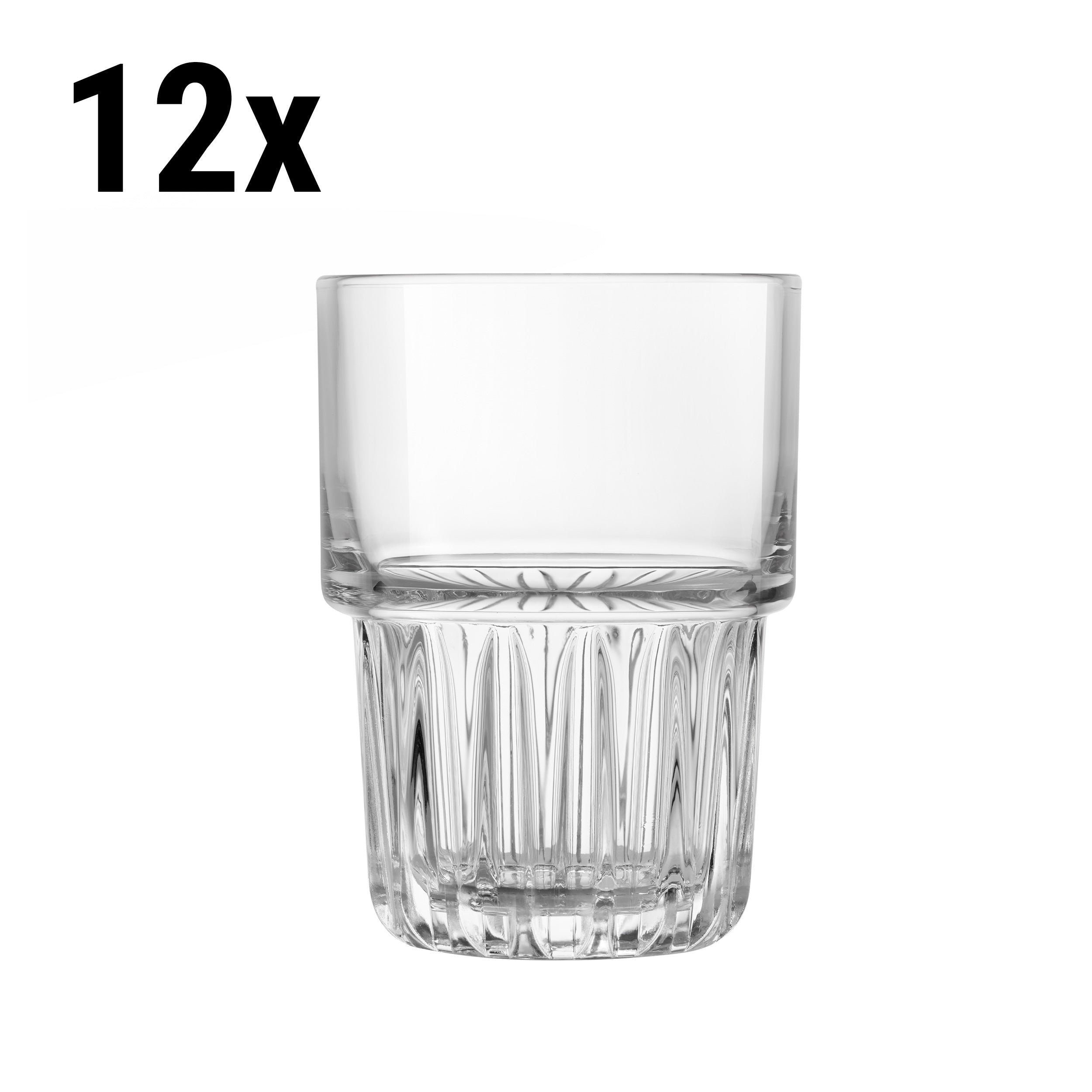 (12 stk.) Longdrinkglas - TOKIO - 355 ml - Transparent