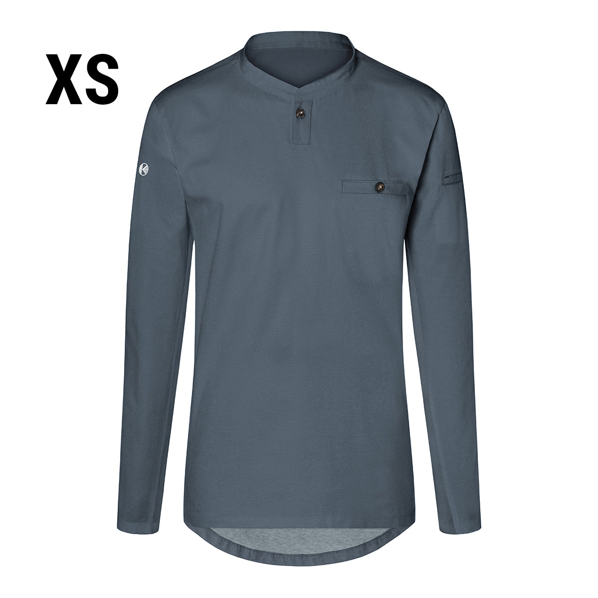 (6 stk) Karlowsky - Langærmet arbejdsskjorte til herrer Performance - Antracit - Størrelse: XS