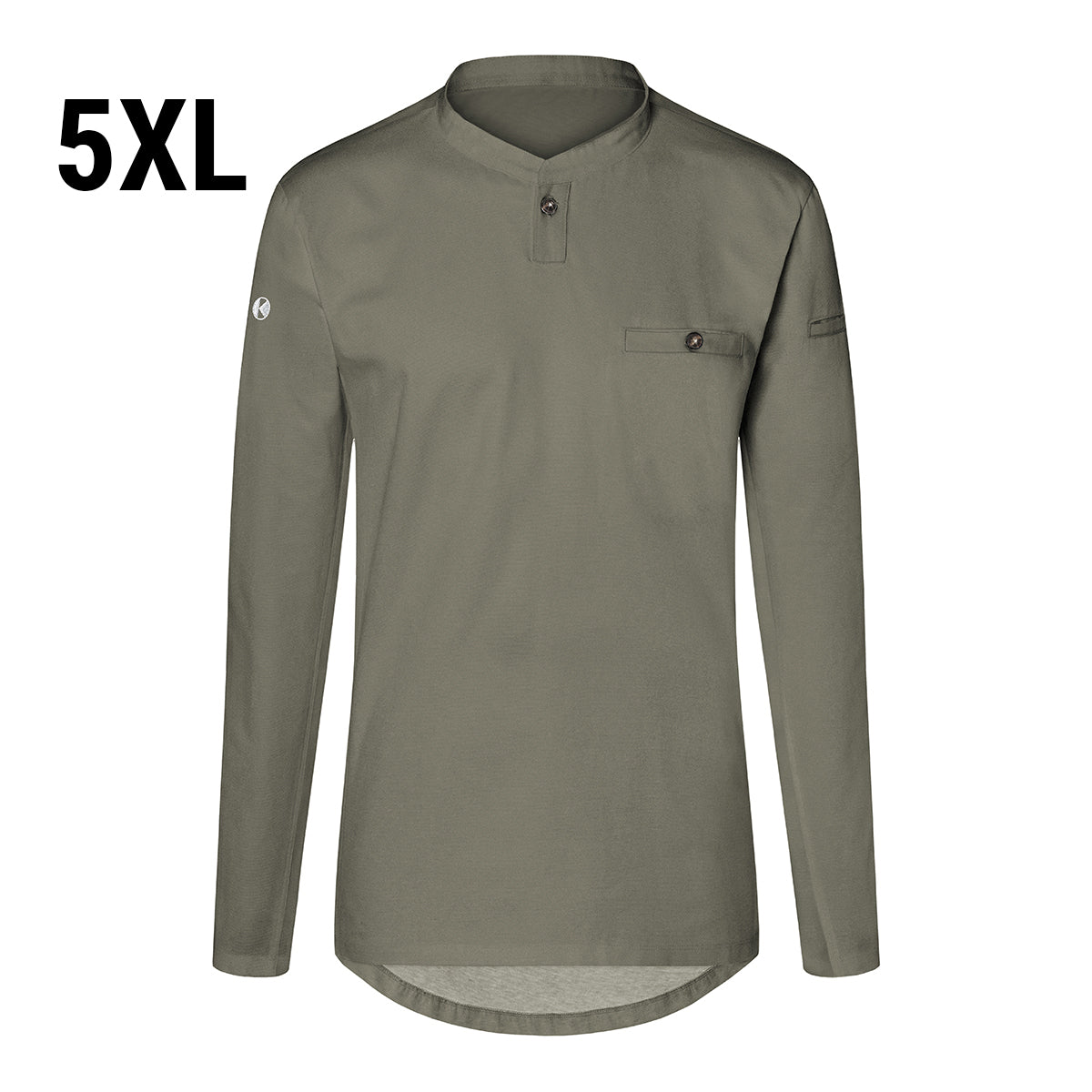 (6 stk) Karlowsky - Langærmet arbejdsskjorte til herrer Performance - Salvie - Størrelse: 5XL