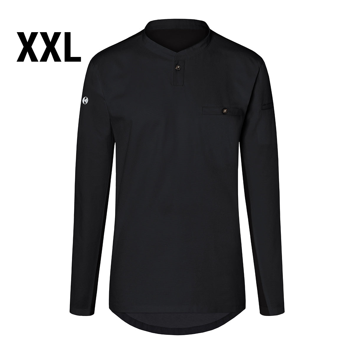 (6 stk) Karlowsky - Langærmet arbejdsskjorte til herrer Performance - Sort - Størrelse: 2XL