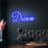 LED-lysskilt - Dream - blå - 420 x 180 mm