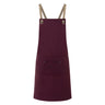 (6 stk.) KARLOWSKY | Bib forklæde Urban-Nature - Aubergine