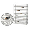 Stålreol – krom/forkromet - 1220x1820 mm - Dybde: 360 mm - med 14 hylder - krom