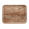 (24 stk.) CAMBRO | MADEIRA - Laminatbakke - rektangulær - 330x430mm - trælook - lys oliven