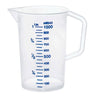 Målebæger - 1 Liter - med 100 ml-skala