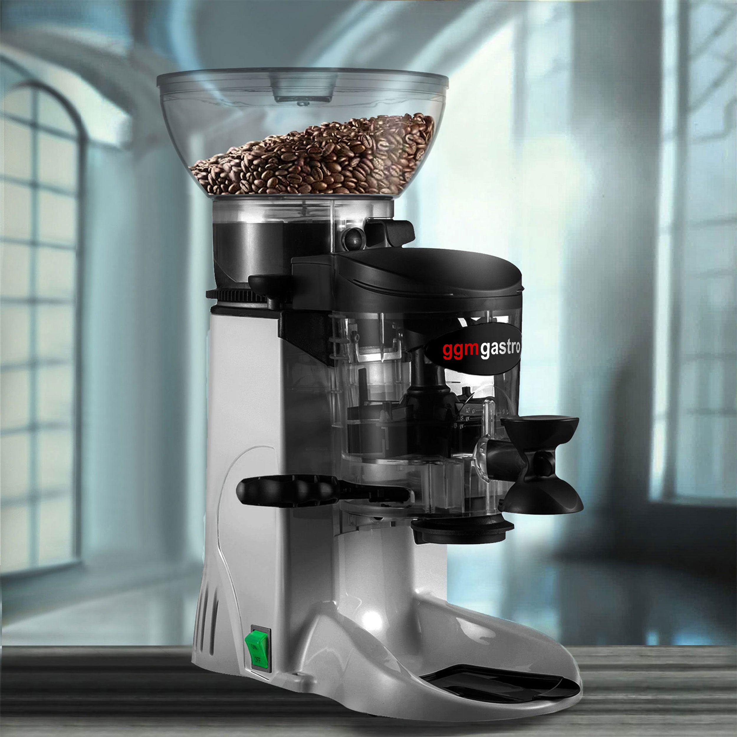 Kaffemølle krom - 1 kg - 77dB