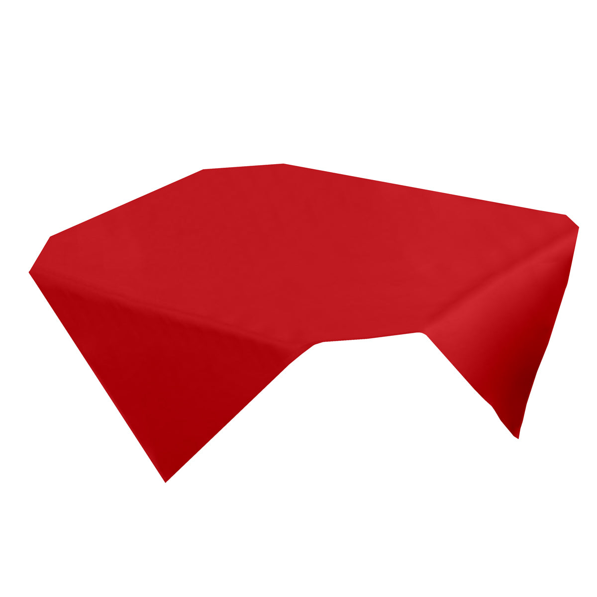 (100 stk.) Vienna Damask Center Blanket - 80 x 80 cm - Fire Red