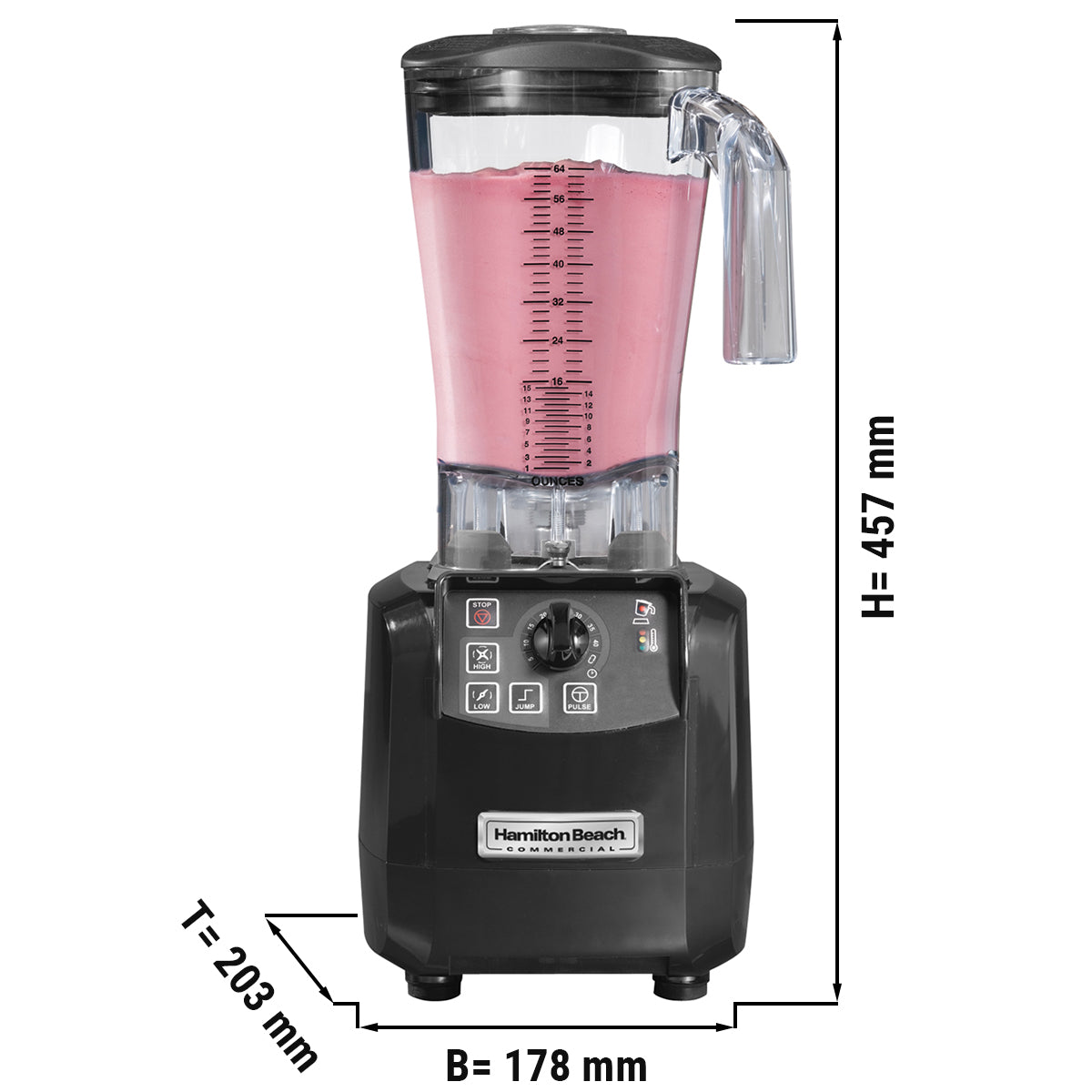 Hamilton Beach Højtydende Blender TEMPEST - 1,8 Liter - 880 Watt